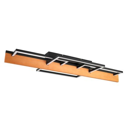 LED таванно осветително тяло LARYSA LED/35W/230V 35x90 см в цвят бор