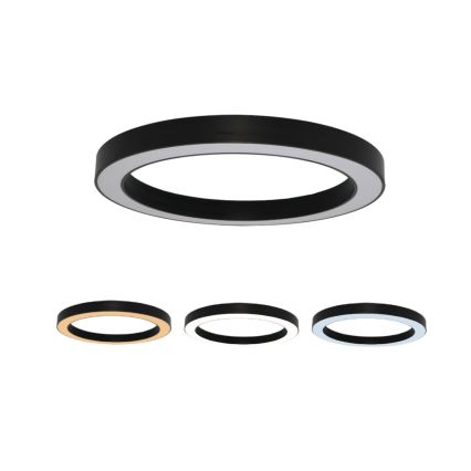 LED таванно осветително тяло LED/100W/230V 3000/4000/6500K Ø 100 cm черно