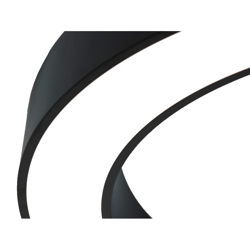 LED таванно осветително тяло LED/115W/230V 3000/4000/6500K Ø 120 см черно