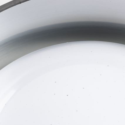 LED таванно осветително тяло LED/12W/230V Ø 32 см сиво/сребристо