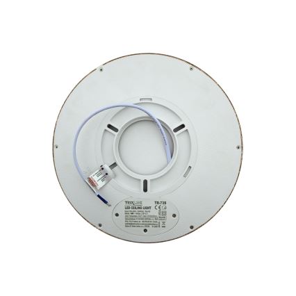 LED таванно осветително тяло LED/18W/230V 3000/4000/6500K Ø 23 см кафяво
