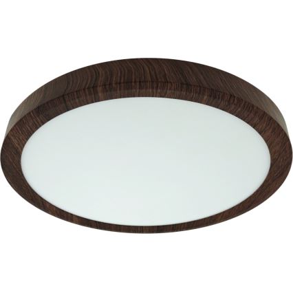 LED таванно осветително тяло LED/18W/230V 3000/4000/6500K Ø 23 см кафяво