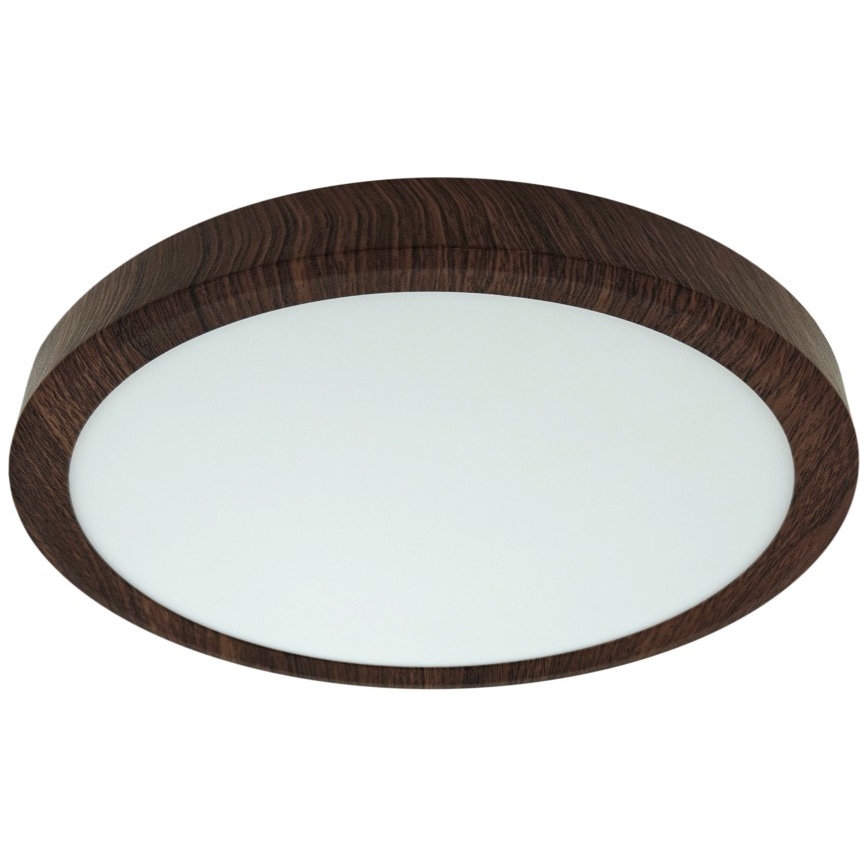 LED таванно осветително тяло LED/18W/230V 3000/4000/6500K Ø 23 см кафяво