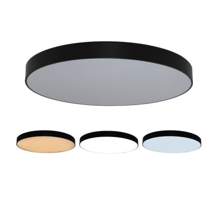 LED таванно осветително тяло LED/200W/230V 3000/4000/6500K, диаметър 100 см, черно