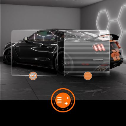 LED таванно осветително тяло HEXAGON LED/240W/85-265V 6500K 298x209 cm CRI 90 IP44 бяло