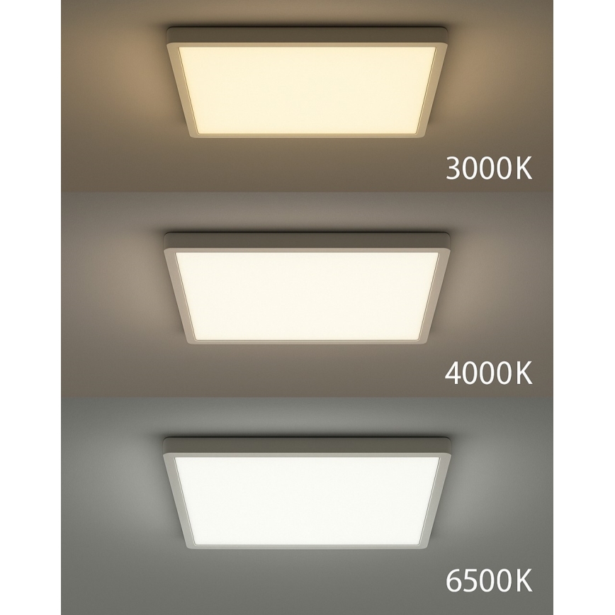 LED таванно осветително тяло LED/24W/230V 3000/4000/6500K 30x30 cm бяло