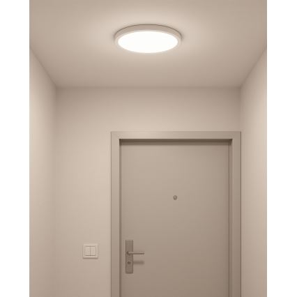 LED таванно осветително тяло LED/24W/230V 3000/4000/6500K Ø 30 см бяло