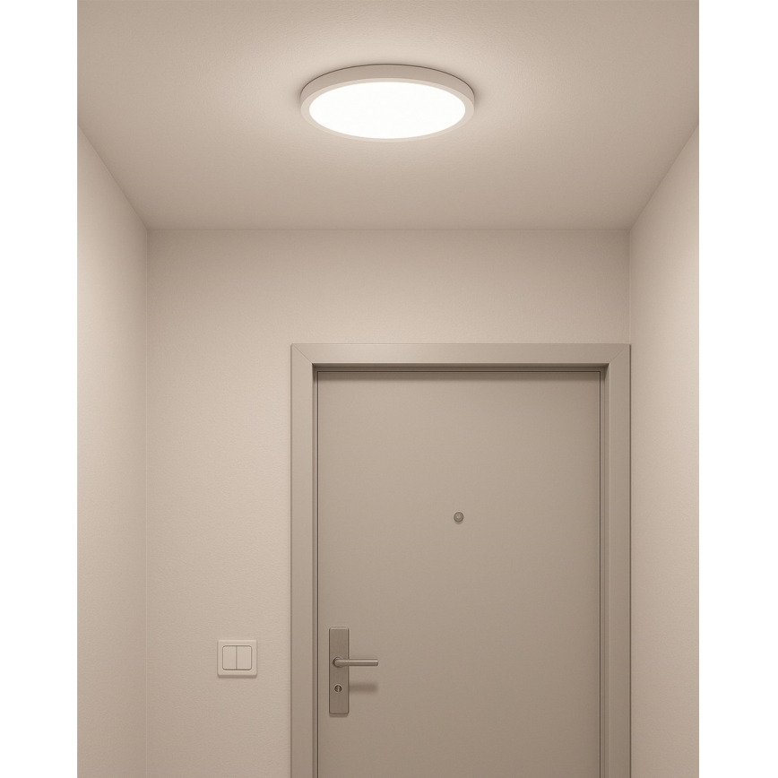 LED таванно осветително тяло LED/24W/230V 3000/4000/6500K Ø 30 см бяло