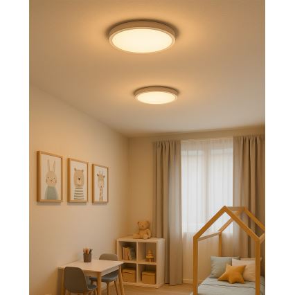 LED таванно осветително тяло LED/24W/230V 3000/4000/6500K Ø 30 см бяло