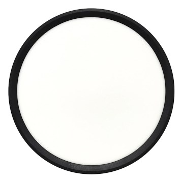 LED таванно осветително тяло LED/24W/230V 3000/4000/6500K Ø 30 см черно