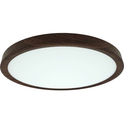 LED таванно осветително тяло LED/24W/230V 3000/4000/6500K Ø 30 см кафяво