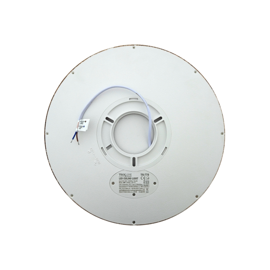 LED таванно осветително тяло LED/24W/230V 3000/4000/6500K Ø 30 см кафяво