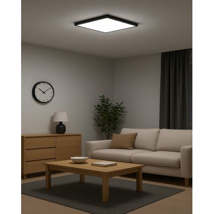 LED таванно осветително тяло LED/32W/230V 3000/4000/6500K 40x40 cm черно