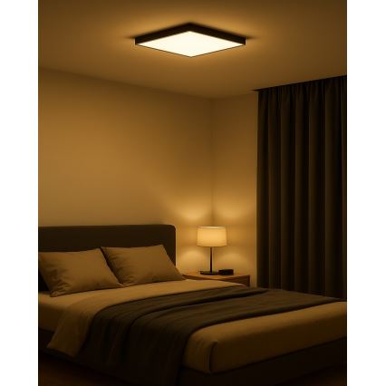 LED таванно осветително тяло LED/32W/230V 3000/4000/6500K 40x40 cm черно