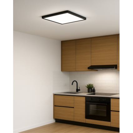 LED таванно осветително тяло LED/32W/230V 3000/4000/6500K 40x40 cm черно