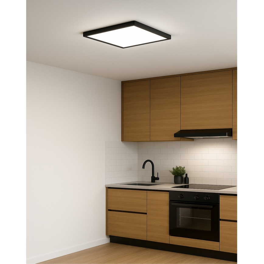 LED таванно осветително тяло LED/32W/230V 3000/4000/6500K 40x40 cm черно
