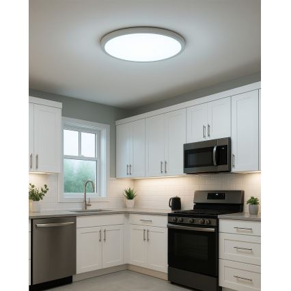 LED таванно осветително тяло LED/32W/230V 3000/4000/6500K, диаметър 40 см, бяло