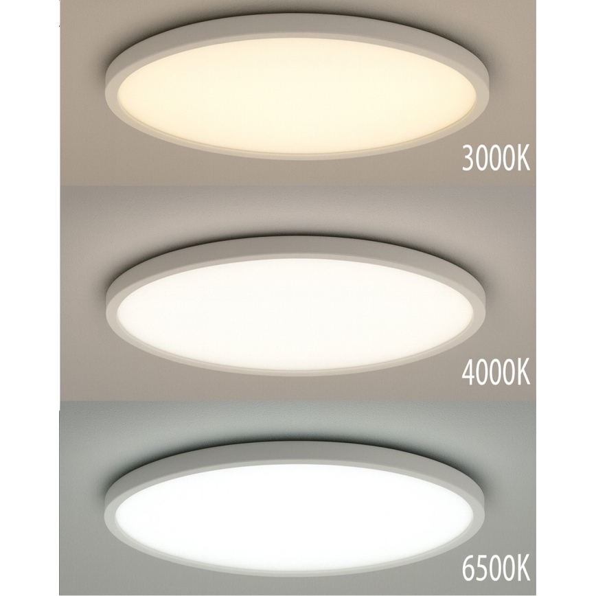 LED таванно осветително тяло LED/32W/230V 3000/4000/6500K, диаметър 40 см, бяло