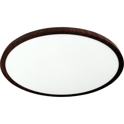 LED таванно осветително тяло LED/32W/230V 3000/4000/6500K Ø 40 cm кафяво