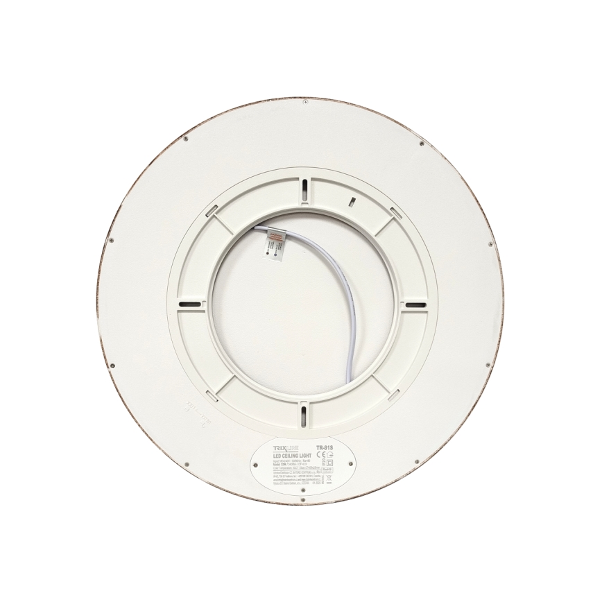 LED таванно осветително тяло LED/32W/230V 3000/4000/6500K Ø 40 cm кафяво