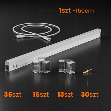 LED таванно осветително тяло HEXAGON LED/350W/85-265V 4000K 313x298 cm CRI 90 IP44 бяло