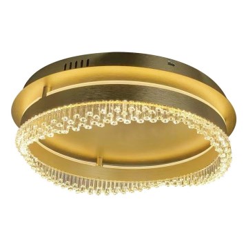 LED таванно осветително тяло LED/36W/230V Ø 43 cm златисто