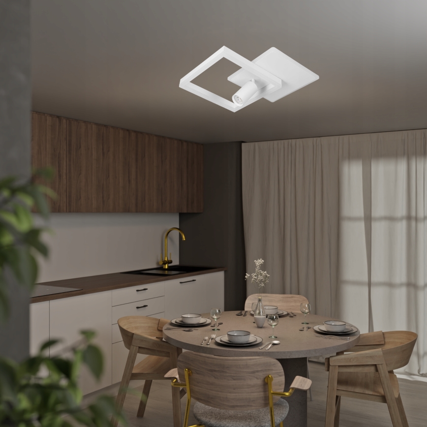 LED таванно осветително тяло LED/38W/230V + 1xGU10/30W бяло