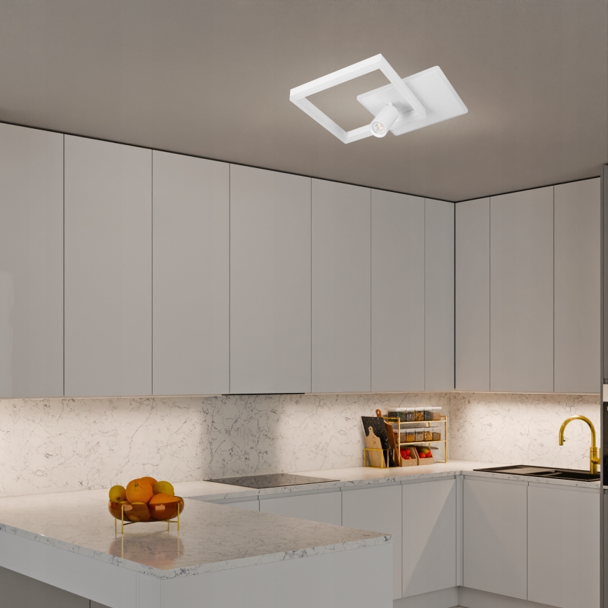 LED таванно осветително тяло LED/38W/230V + 1xGU10/30W бяло