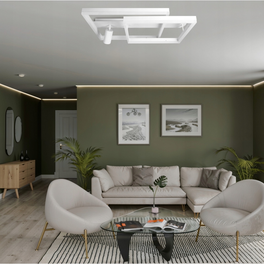 LED таванно осветително тяло LED/38W/230V + 1xGU10/30W бяло