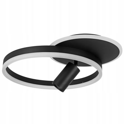 LED таванно осветително тяло LED/38W/230V + 1xGU10/30W черно