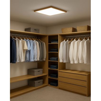 LED таванно осветително тяло LED/40W/230V 3000/4000/6500K 50x50 cm бежово