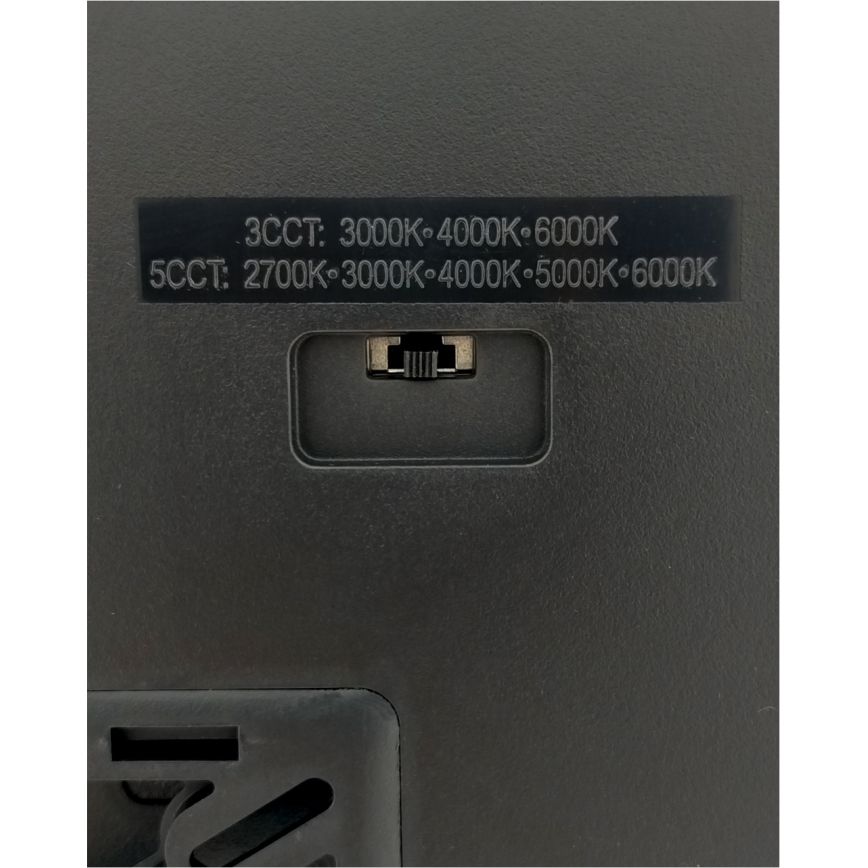 LED таванно осветително тяло LED/40W/230V 3000/4000/6500K 50x50 cm черно