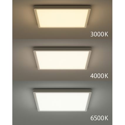 LED таванно осветително тяло LED/40W/230V 3000/4000/6500K 50x50 см бяло