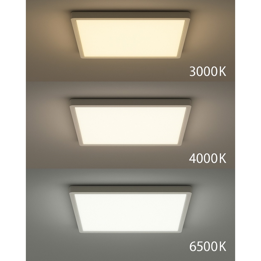 LED таванно осветително тяло LED/40W/230V 3000/4000/6500K 50x50 см бяло