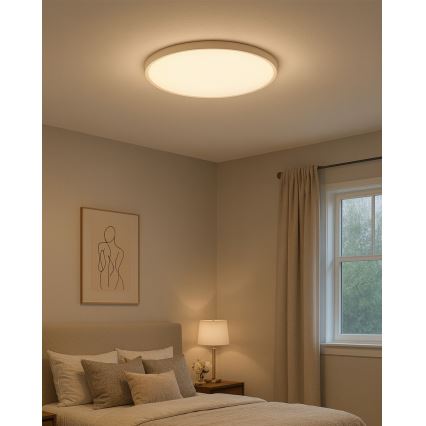 LED таванно осветително тяло LED/40W/230V 3000/4000/6500K, диаметър 50 см, бяло