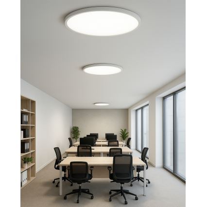 LED таванно осветително тяло LED/40W/230V 3000/4000/6500K, диаметър 50 см, бяло