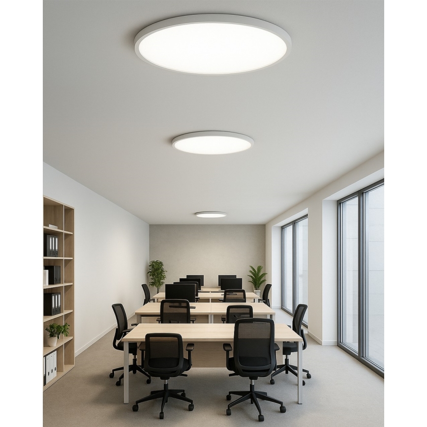 LED таванно осветително тяло LED/40W/230V 3000/4000/6500K, диаметър 50 см, бяло