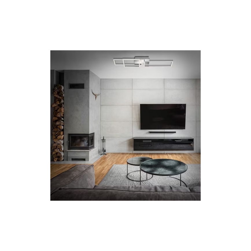 LED таванно осветително тяло LED/42W/230V 3000K матов хром