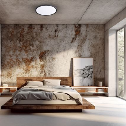 LED таванно осветително тяло MAQ LED/50W/230V 3000/4000/6500K IP40 черно