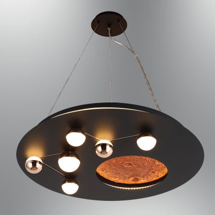 LED таванно осветително тяло MARS LED/48W/230V 3000K черно