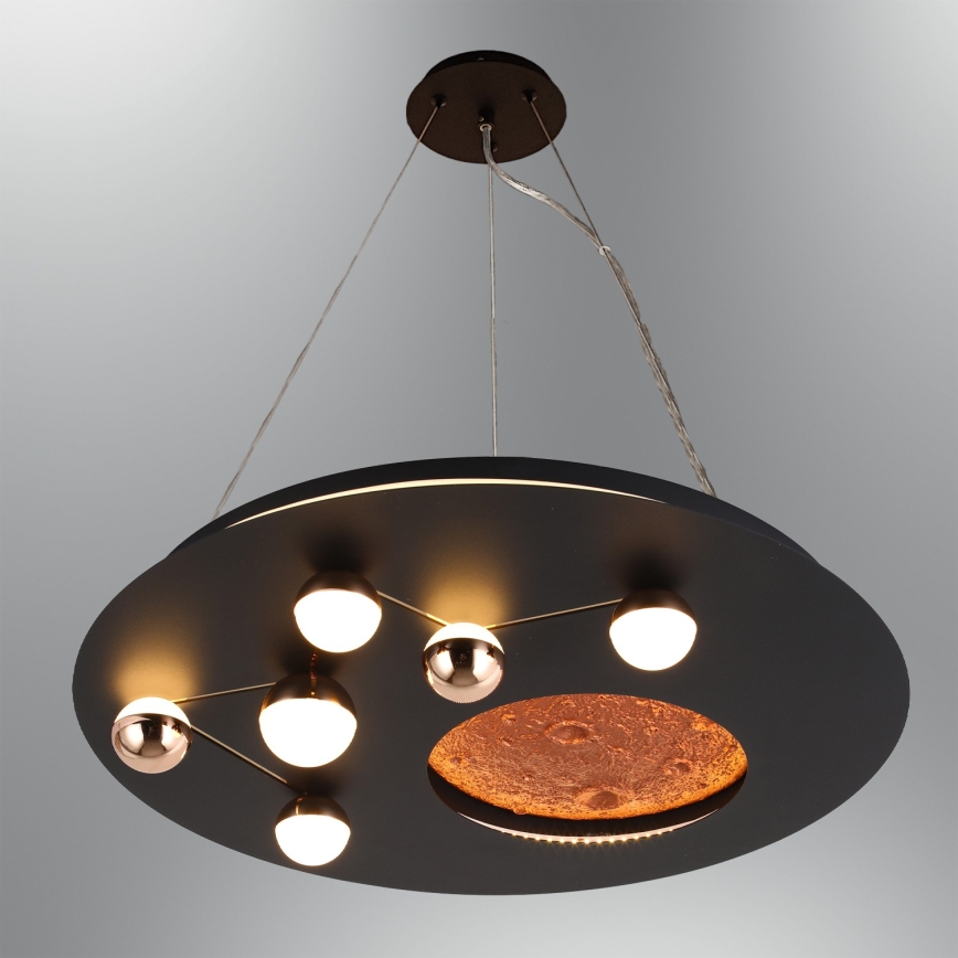 LED таванно осветително тяло MARS LED/48W/230V 3000K черно