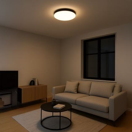 LED таванно осветително тяло MAYA LED/36W/230V, диаметър 50 см, черно