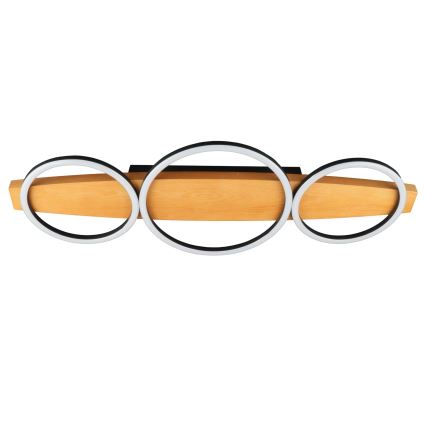 LED таванно осветително тяло MELISA LED/28W/230V 26,5x70 cm бор