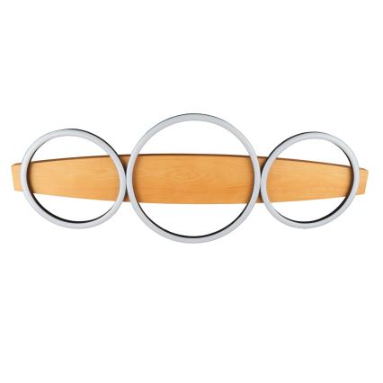 LED таванно осветително тяло MELISA LED/28W/230V 26,5x70 cm бор