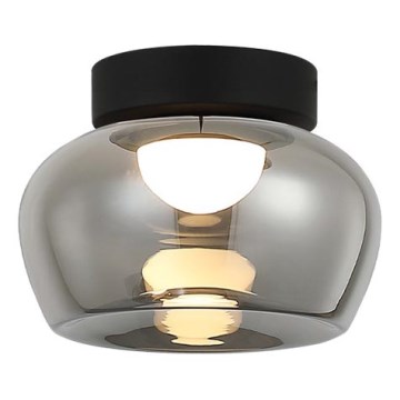 LED таванно осветително тяло NADIA LED/9W/230V Ø 16 cm димно/черно