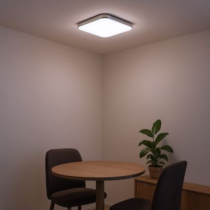 LED таванно осветително тяло NEMO LED/36W/230V 50x50 см, лъскав хром
