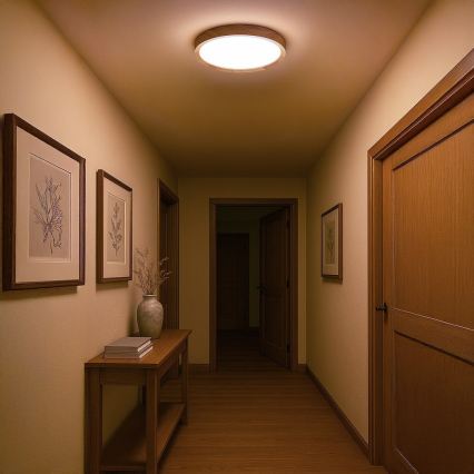 LED таванно осветително тяло ORINOKO LED/36W/230V Ø 48 см бежово