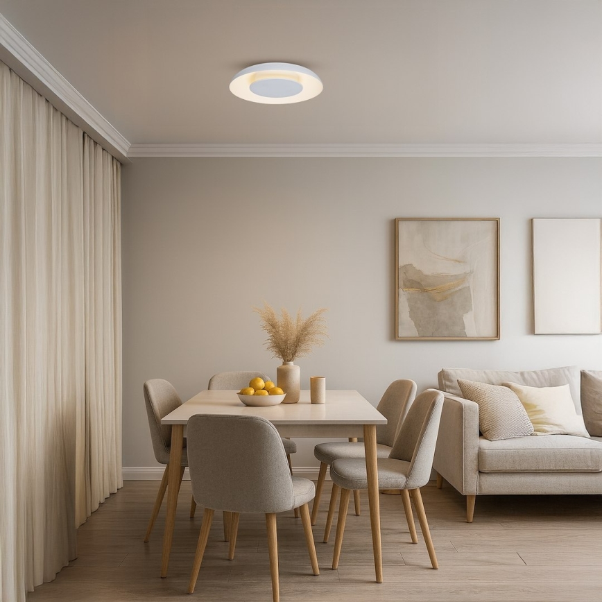 LED таванно осветително тяло PIATTINO LED/30W/230V 3000/4000/6000K Ø 40 cm бяло