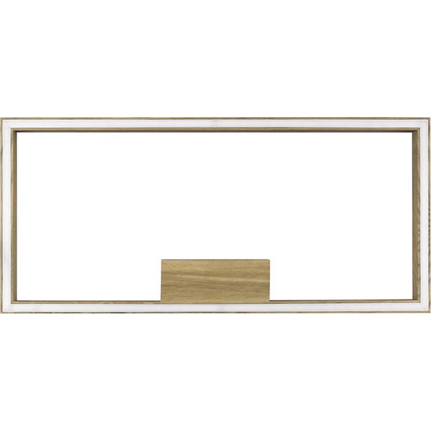 LED таванно осветително тяло RAMME LED/34W/230V матов дъб