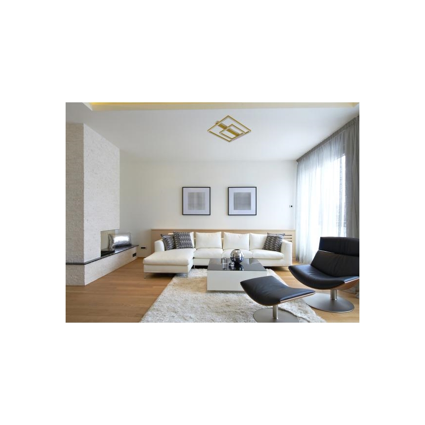 LED таванно осветително тяло с димер LED/95W/230V 3000-6500K + дистанционно управление